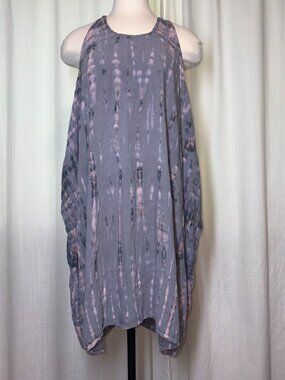 Handmade Bubble Dress - Tie Dye - Swim Coverup - Beach Dress